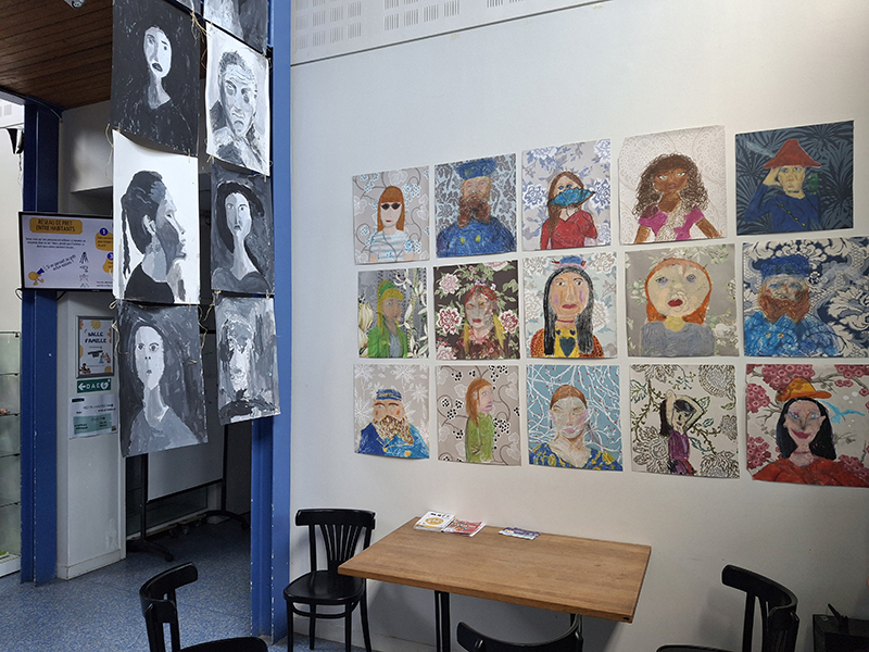 atelier arts plastiques animé par Louisiane Crouzet
