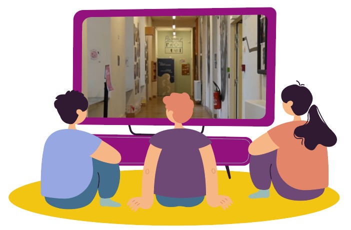 restitution du film réalisé par les jeunes de capsule junior de la maison de quartier francisco ferrer