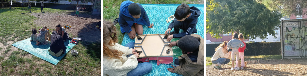 photos de la ludo prend l'air au square Fernand Jacq