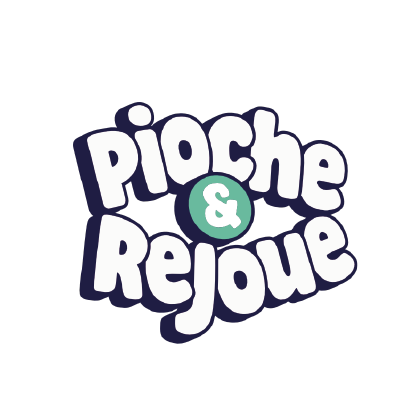 logo pioche et rejoue